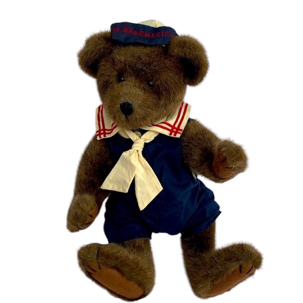 Boyd’s bears Radcliffe Fitzbruin plush teddy bear nautical navy sea collectible